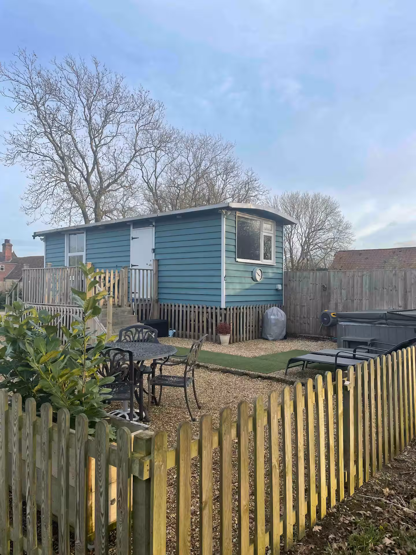 Outdoor Area with Hot Tub
